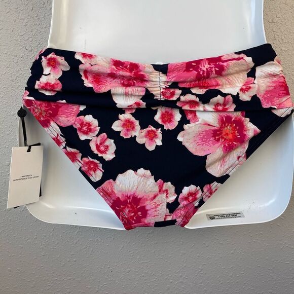 NWT DKNY Floral Swim Bottoms Size M - Picture 3 of 4